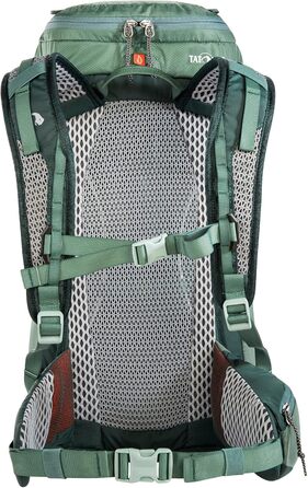 Рюкзак для туризму Tatonka Hike Pack 27 л, з вентиляцією спини та дощовиком, зелений