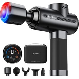 Масажер RENPHO Active Thermacool 2 з підігрівом та охолодженням, 5 швидкостей, 5 насадок, для м'язової терапії