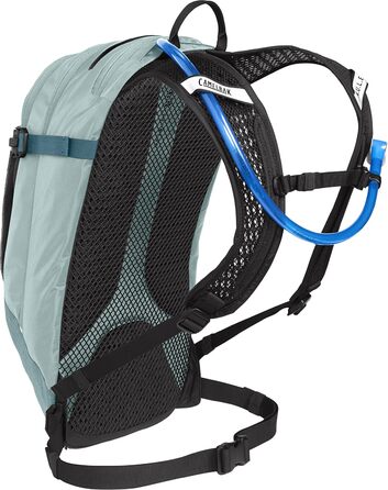 Жіночий гідраторний рюкзак CamelBak M.U.L.E. 12 для маунтбайку, магнітна застібка, 2,8 л, синій/чорний