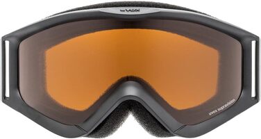 Дитяча лижна маска uvex speedy pro, антивідблиск, збільшене поле зору, синя/золота лінза
