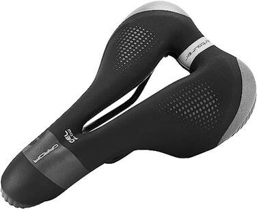 Сідло для велосипеда Selle Italia Garda Man Gel Flow Hi-Viz, чорне, універсальний розмір, чоловіче
