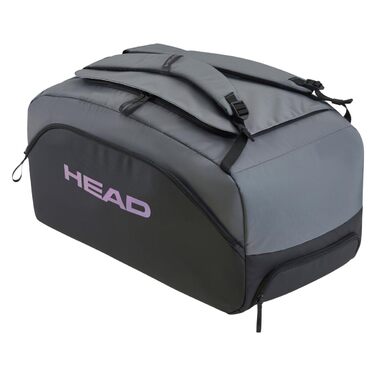 Спортивна сумка HEAD PRO X Duffle, чорно-сіра - міцна дорожня сумка для тренувань