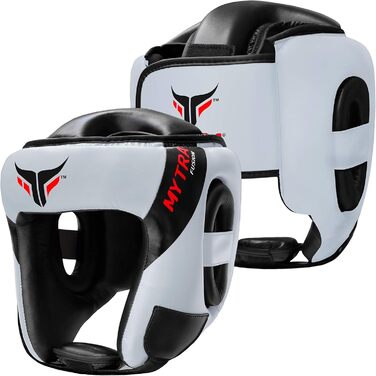 Захист голови Myotra Fusion для боксу, MMA, Муай Тай, Карате (білий/чорний, L-XL)