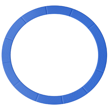 Захисний бортик для батута, діаметром 366 см, міцний, стійкий до УФ-випромінювання, водонепроникний. Захист пружин, аксесуари для батута, сітка безпеки, запасні частини для садових батутів, блакитний.