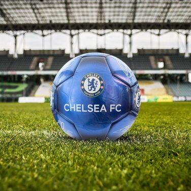 Офіційний футбольний м'яч Chelsea FC Hy-Pro, металевий, розмір 5, для тренувань та матчів, колекційний, для дітей і дорослих