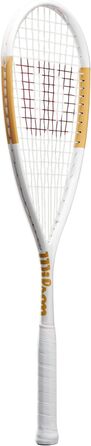 Ракетка для сквошу Wilson Tempest Pro – унісекс, для дорослих, білий/золотий