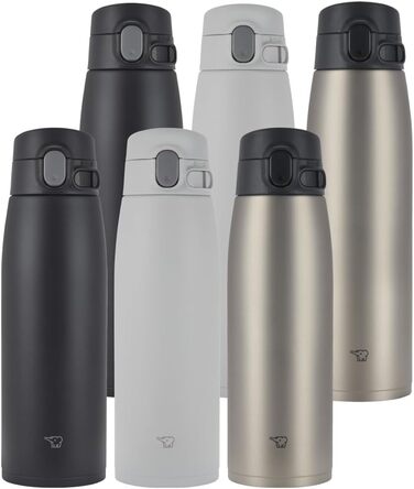 Термос Zojirushi SM-VA72-TM, 720 мл, нержавійка, One-Touch, блідо-коричневий