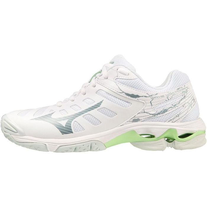 Волейбольне взуття Mizuno Wave Voltage Unisex, білий колір, розмір 37 EU, модель Clearwater Tennisbal