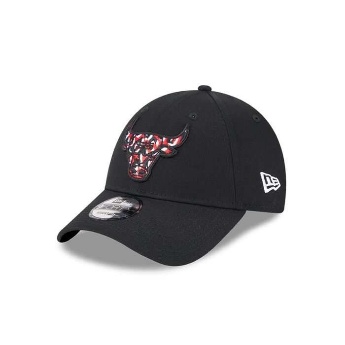 Кепка New Era NBA 9Forty Chicago Bulls з вигнутим козирком, універсальний розмір