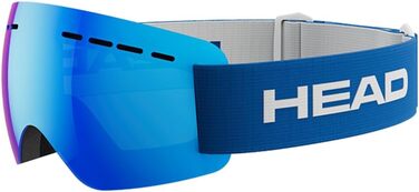Гірськолижні окуляри HEAD Solar FMR для дорослих, унісекс, сині, дзеркальні лінзи