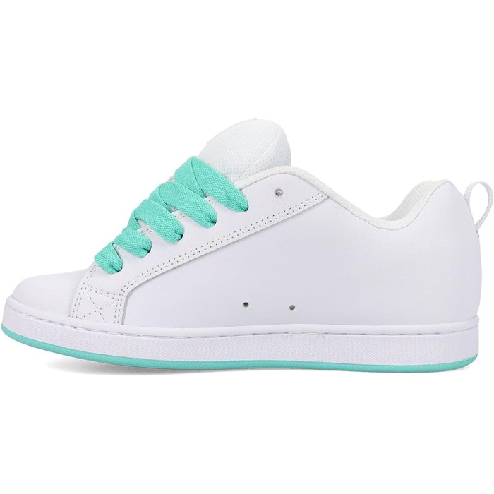 Жіночі кросівки DC Shoes Court Graffik, білий, рожевий, блакитний (39 EU, Aqua)