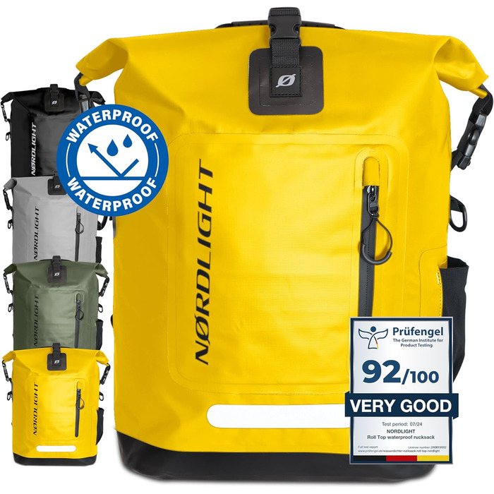 Водонепроникний рюкзак Nordlight Roll Top 25L Hybrid - Dry Bag з відділенням для 15