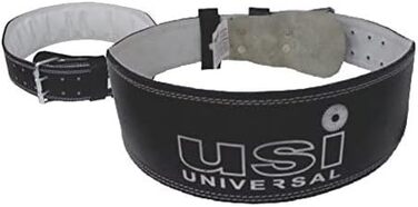 Пояс для важкої атлетики USI UNIVERSAL 790SL4, шкіряний, з металевою пряжкою, замшевий, 10,2 см, для станового тягу, присідань і важкої атлетики, жіночий