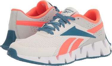 Кросівки Reebok Zig Dynamica 2.0 для дітей та дорослих (Unisex), 38 EU, Pure Grey/Orange Flare/Steely Blue