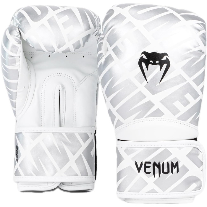 Боксерські рукавички Venum Contender White/Silver 14 Oz, 1.5 XT