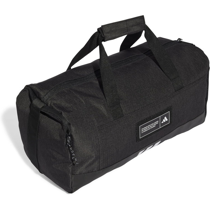 Сумка спортивна adidas 4ATHLTS, синя, розмір S, 20x45,5x23 см, чорні вставки