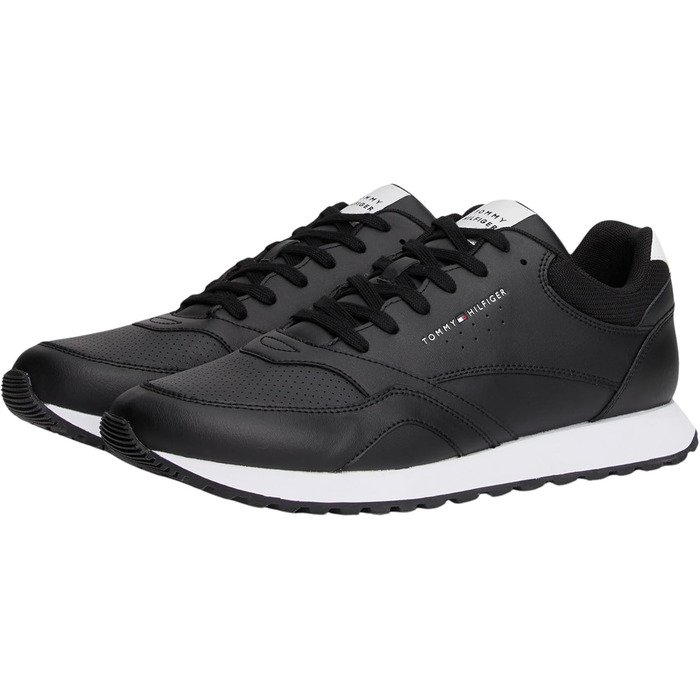 Кросівки Tommy Hilfiger Runner з екошкіри, чорно-білі, 43 EU