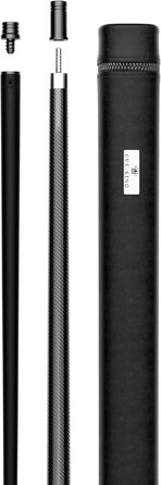 Професійний більярдний кий Cue-King Pro Series з карбону для пулу, 147 см, наконечник 12.5 мм, у комплекті з преміум-чохлом