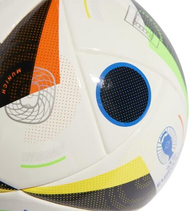М'яч міні футбольний adidas Euro24, біло-чорний, універсальний розмір