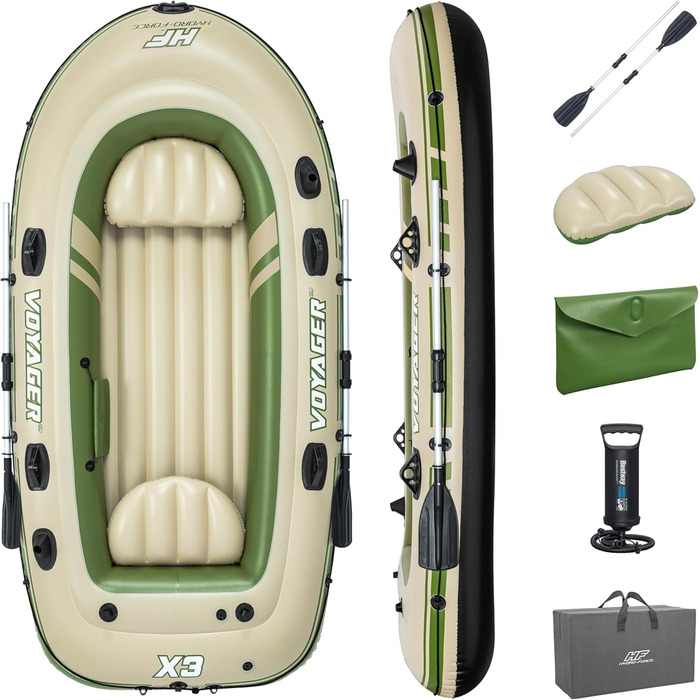 Надувний човен Bestway Hydro-Force Voyager X3 294x137x39 см комплект