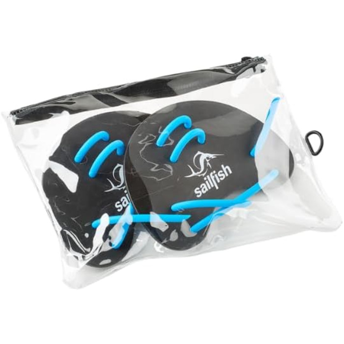 Sailfish® Finger Paddles для плавання: компактні наплавники для техніки та сили | Тренувальний інвентар для зміцнення підліктів та пальців | Регульовані гумові ремінці | Аксесуар для триатлону