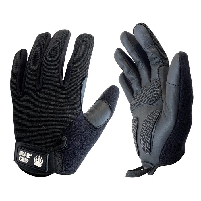 Рукавички для важкої атлетики BEAR GRIP з гелевою подушкою (XL) - для тренажерного залу, бодібілдингу, кросфіту, велоспорту