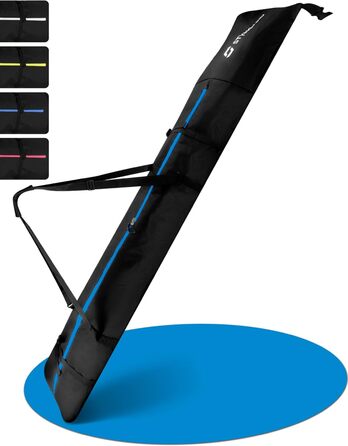 Чохол для лиж STYNGARD Kitzbühel (2 пари, до 200 см) - чорно-синій, водонепроникний