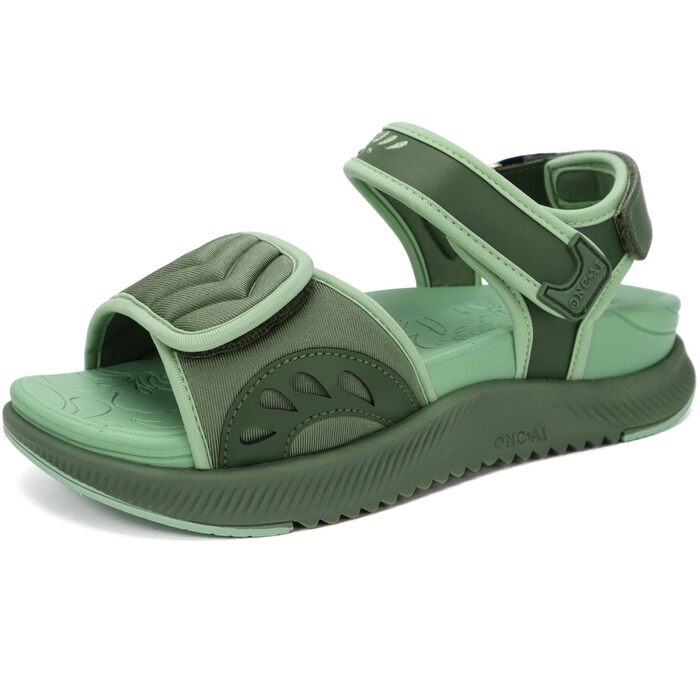 Сндалі жіночі ONCAI Wander з ортопедичною устілкою та підтримкою склепіння стопи, зелені, розмір 40.5 EU