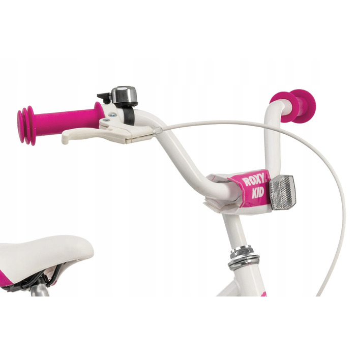 Дитячий велосипед INDIANA Roxy Kid 16 дюймів для дівчинки, Білий