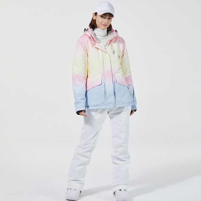 Комплект гірськолижний HOTIAN Daen: куртка та штани (2 шт.) - водонепроникний, вітронепроникний, для сноуборду та гірських лиж, розмір L