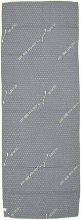 PEARL Sports Yogatuch: Рушник для йоги 2в1 з мікрофібри та підкладкою (сірий)