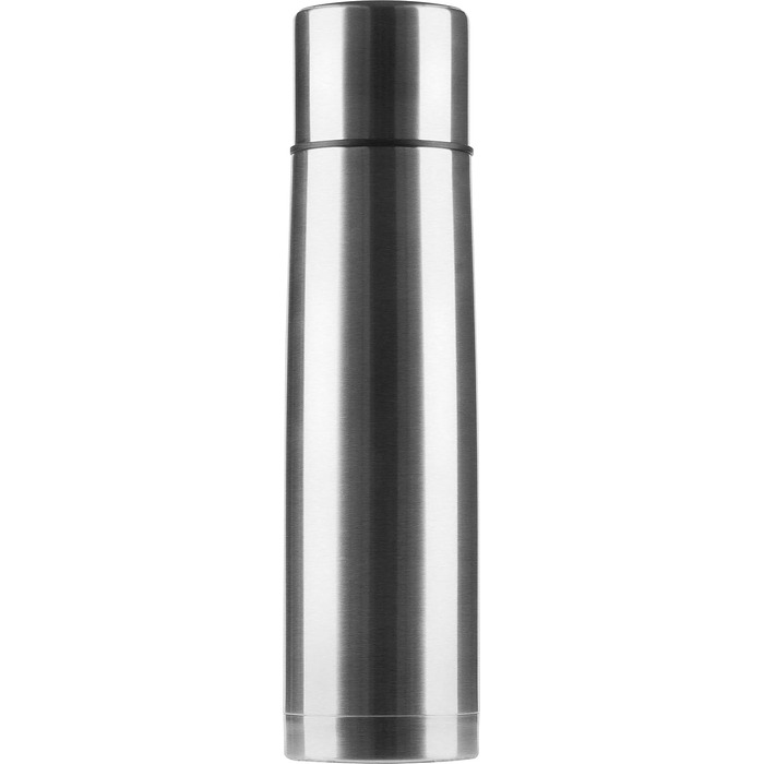 Термос Helios 1104 Active 1 л, нержавіюча сталь, BPA-free, для гарячих та холодних напоїв, сріблястий, для туризму та активного відпочинку