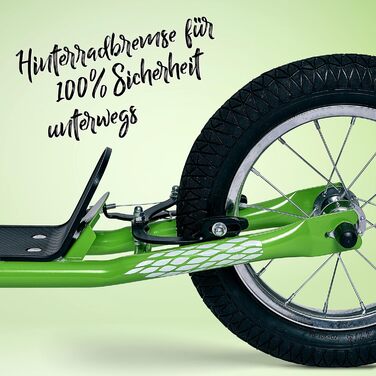 Дитячий самокат Apollo Retro Scooter Paradise з повітряними колесами 12,5 дюйма, широкий майданчик, стильний трюковий самокат для дітей і підлітків
