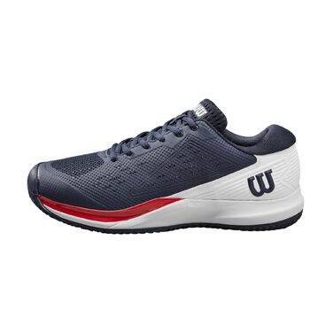 Тенісне взуття Wilson Rush Pro Ace для чоловіків (41 1/3 EU, Navy Blazer White Infrared)