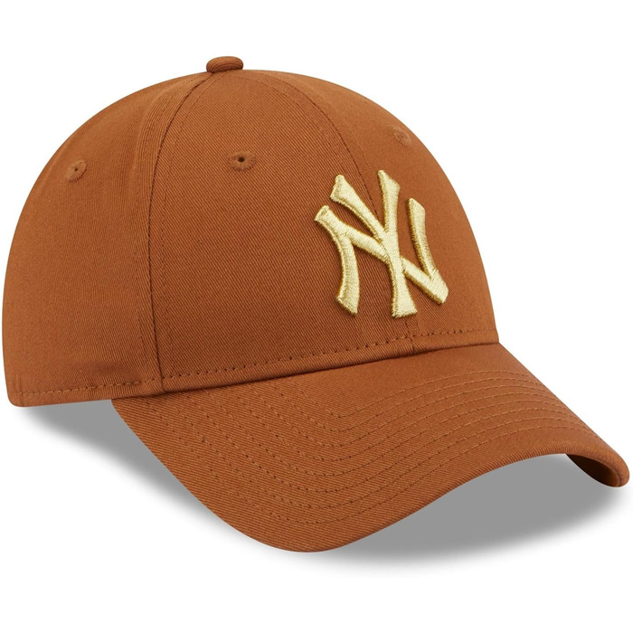Шапка New Era New York Yankees з помпоном, жіноча, універсальний розмір, коричнева