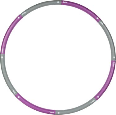 Hula Hoop для схуднення Just Be Violett 1.4 кг - обруч для фітнесу вдома та спортзалі, розбірний