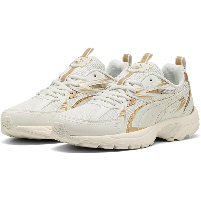 Жіночі кросівки PUMA Milenio Tech Dayinight - Vapor Gray/Puma Gold, 40 EU