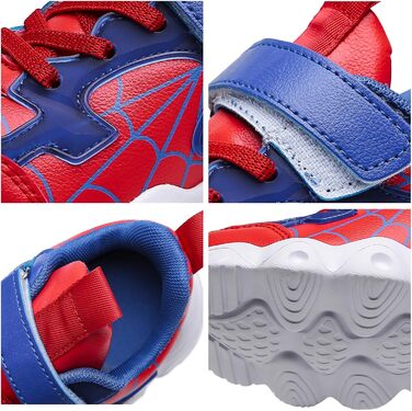 Дитячі кросівки Kindi з натуральної шкіри, водонепроникні, для хлопчиків та дівчаток, спортивні, для бігу, червоні, 26 EU