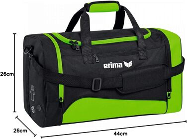 Спортивна сумка Erima Club 1900 2.0, зелено-чорна, розмір S