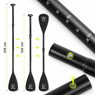 Надувна SUP-дошка Tsunami 350 см, багатоколірна, ПВХ, з веслом та рюкзаком