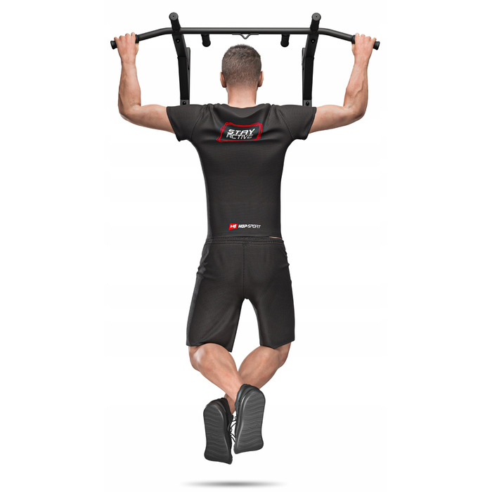 Настінний турнік HopSport: витримує до 210 кг, 6 типів хватів