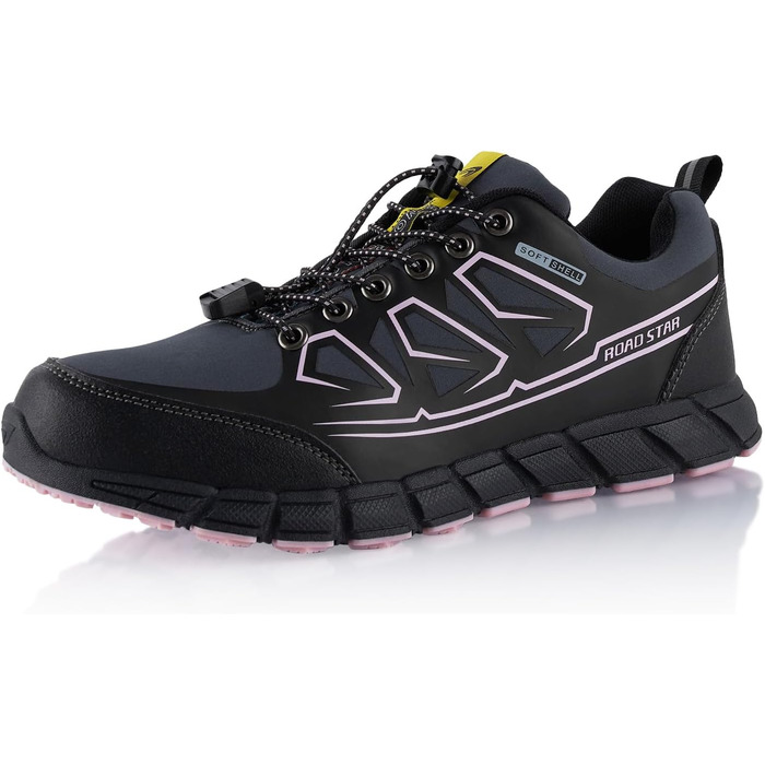 Черевики для хайкінгу та трекінгу Softshell для жінок та чоловіків. Хайкінг, трекінг, біг по пересіченій місцевості. Кольори: синій, зелений. Розміри: 41 EU, чорний, рожевий