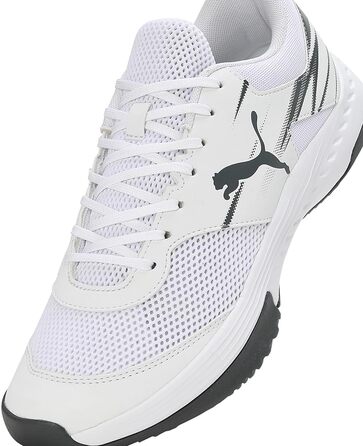 Кросівки для залу PUMA Unisex Varion II Indoor Court Shoe, білі з сірим (Puma White Shadow Gray), розмір 42 EU