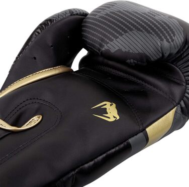 Боксерські рукавички Venum Elite Dark Camouflage, Gold, 8 Oz