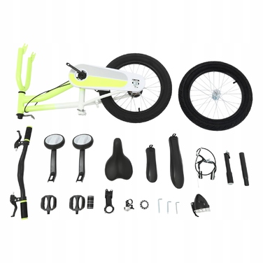 Дитячий велосипед 16 дюймів з підсвіткою та бічними колесами для дітей 5-8 років