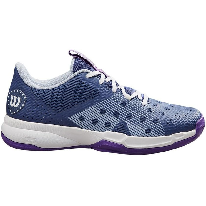 Тенісне взуття Wilson Hurakn Team для жінок (40 1/3 EU, Deep Cobalt White Royal Lilac)