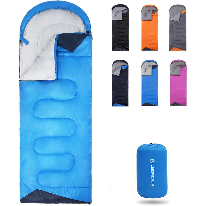 Водонепроникний мішок для спорядження для дорослих, хлопчиків та дівчаток. Підходить для кемпінгу, хайкінгу, подорожей, полювання. З компресійними мішками. (Königblau, L)