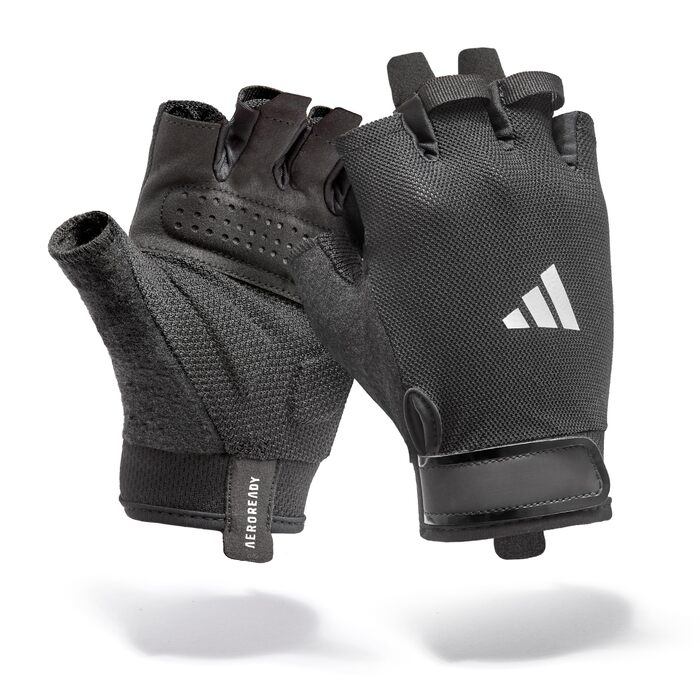 Рукавиці для тренувань Adidas Essential Aeroready (XS, Білі) - вологовідвідні, з м'якою шкіряною долонею