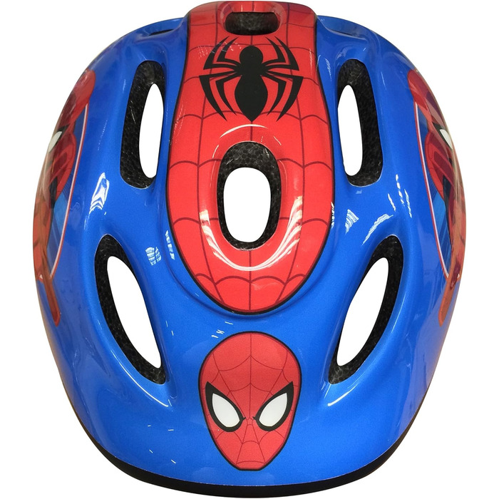 Дитячий шолом із регульованою талією, наколінники та налокітники Spiderman, синій