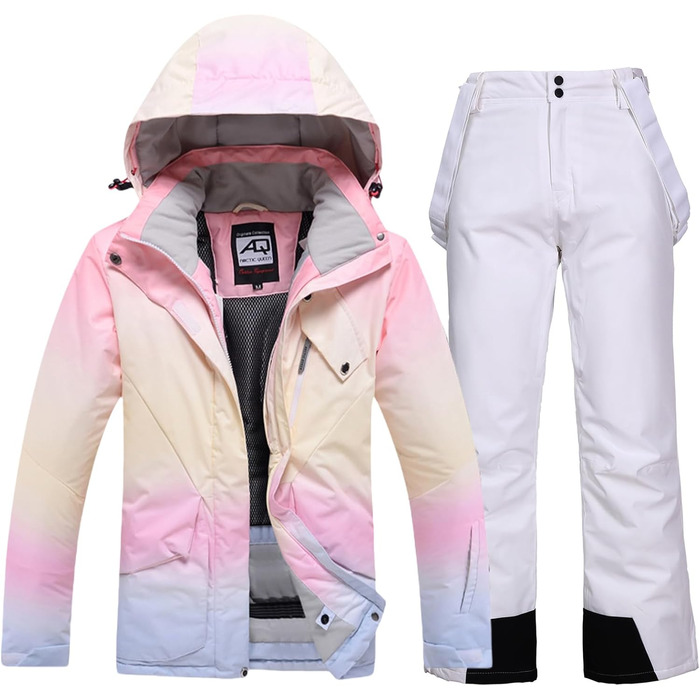 Комплект гірськолижний HOTIAN Daen: куртка та штани (2 шт.) - водонепроникний, вітронепроникний, для сноуборду та гірських лиж, розмір L
